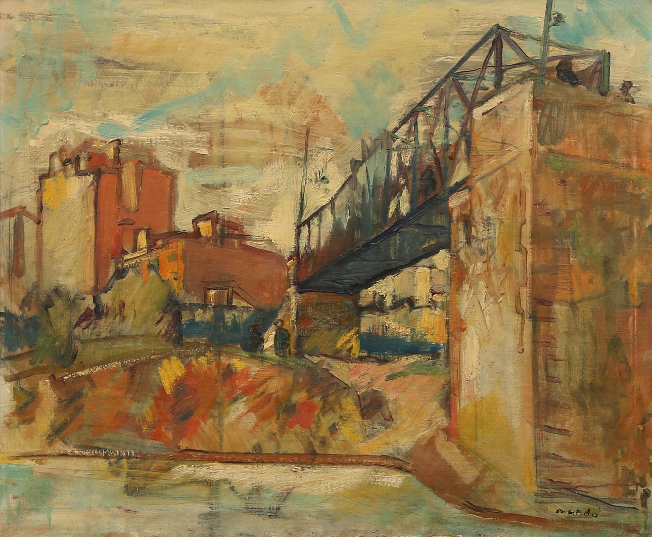 IGNASI MUNDÓ. "Pont de ferro".
