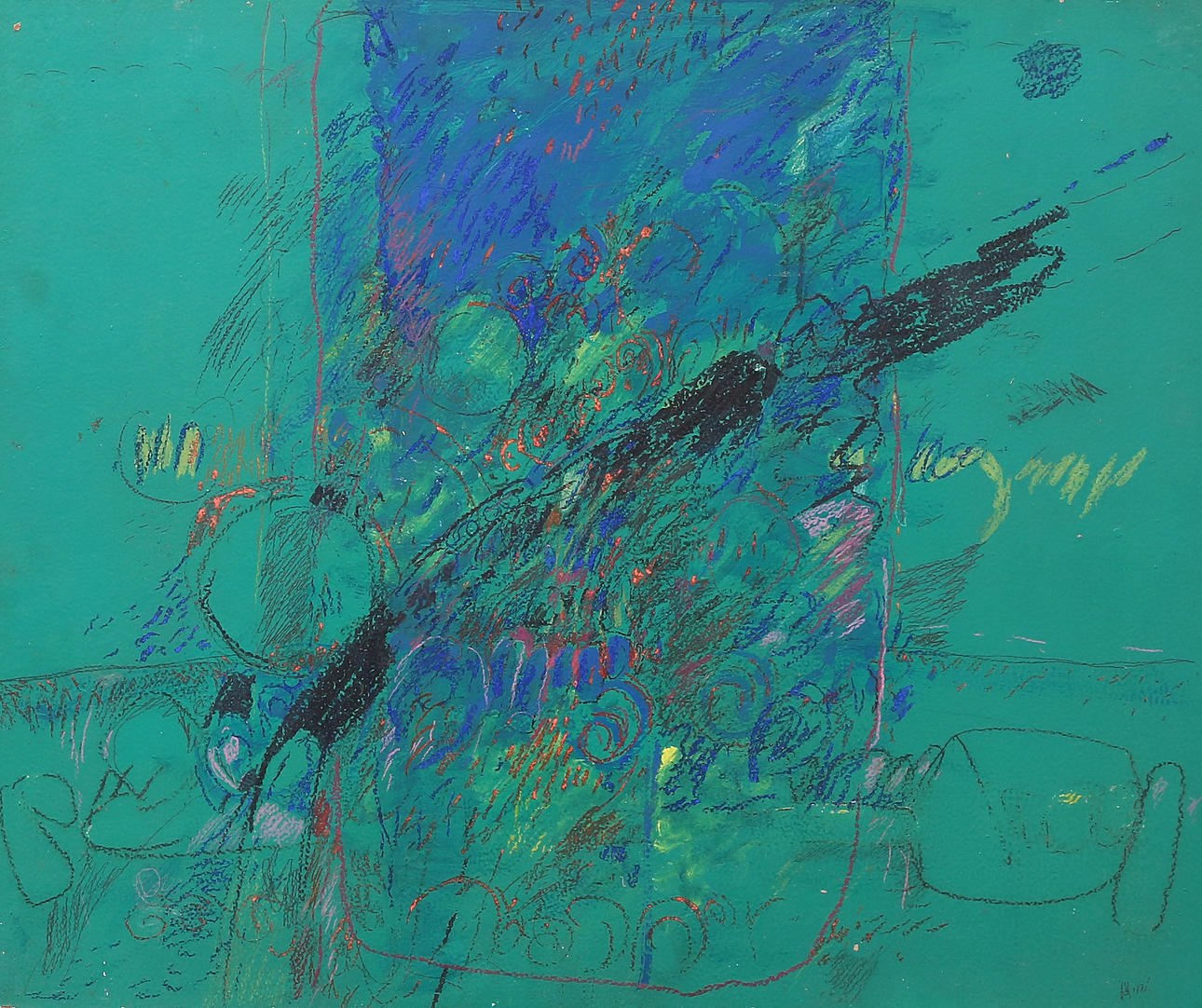 SPANISH SCHOOL, 1975. Untitled.