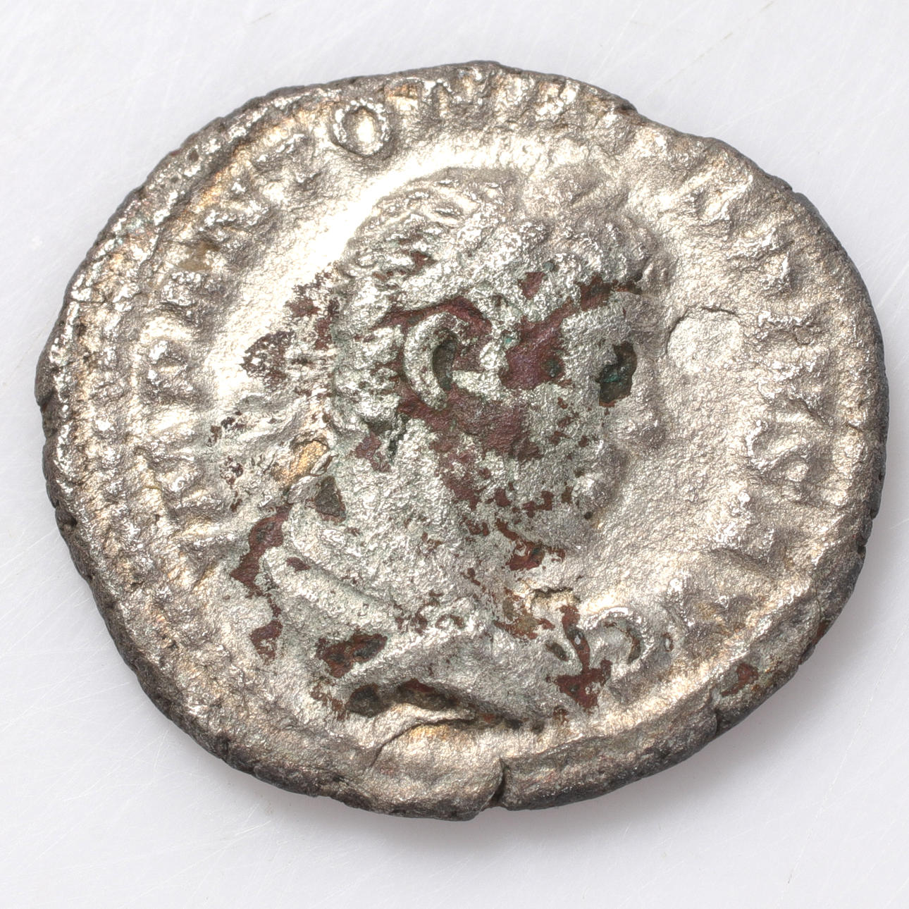 MYNT, silver, romerskt, Elagabalus, 218-222 e.Kr.