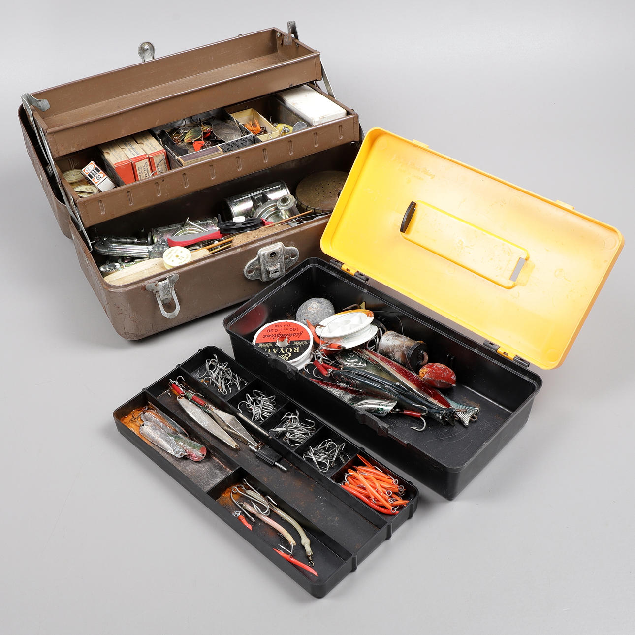 2 DRAWERS WITH DRAWERS, 20th century.