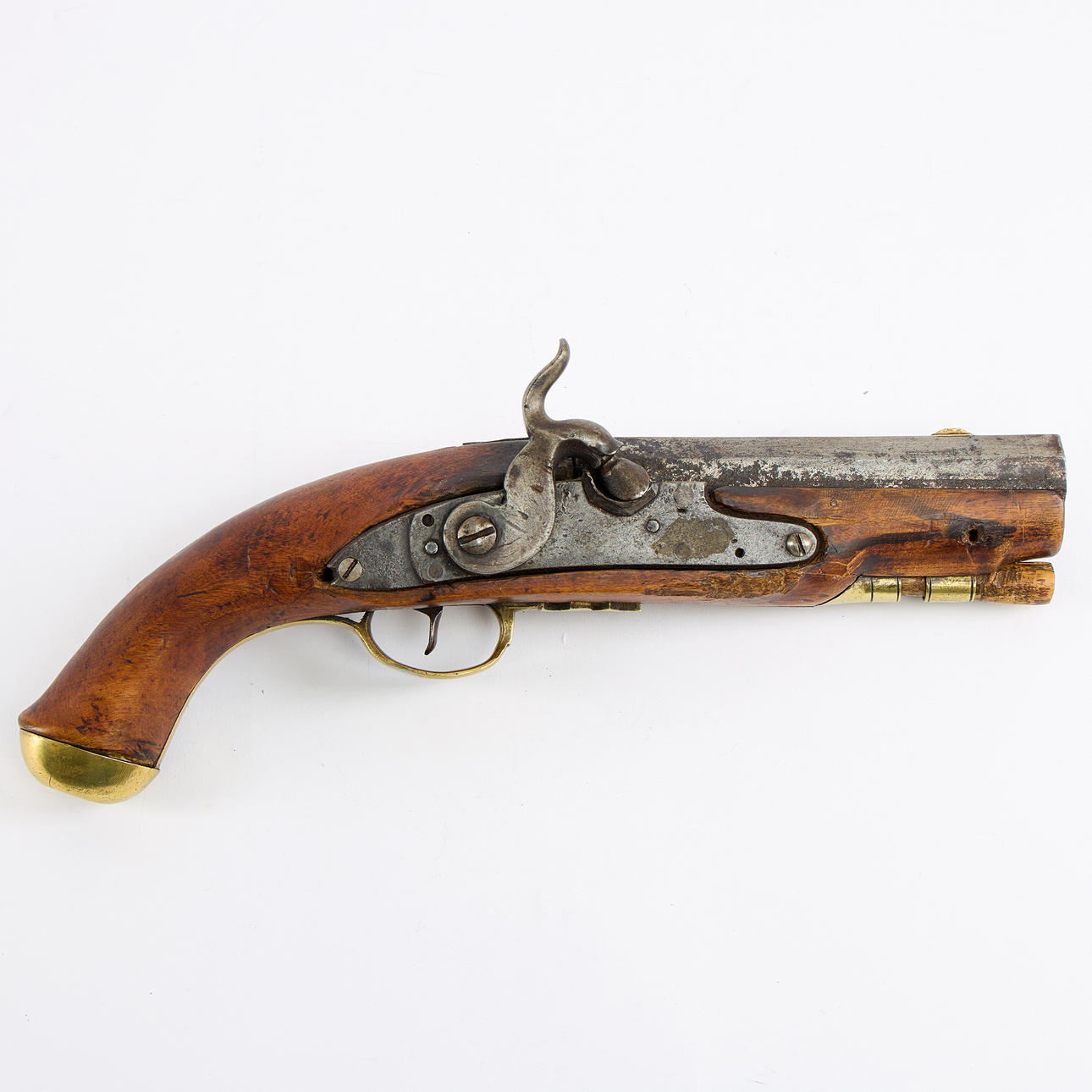 A SLAG LOCK PISTOL, 19th century.