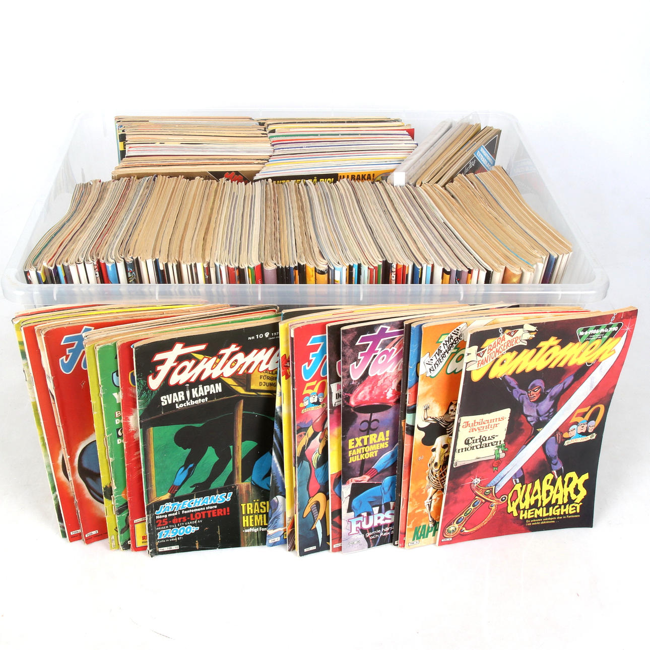 The Phantom, about 200 comics. 1990s.