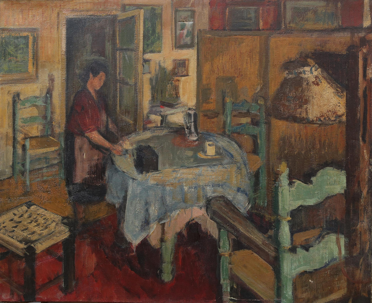 ATTRIBUTED TO JEAN LEHMANS. “Interior”.