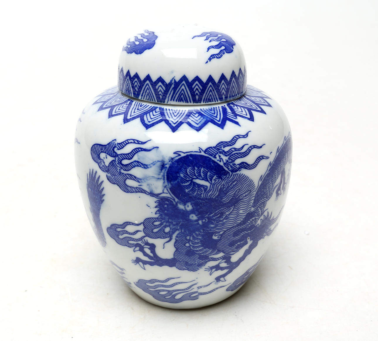 A porcelain lockurn, Asia.