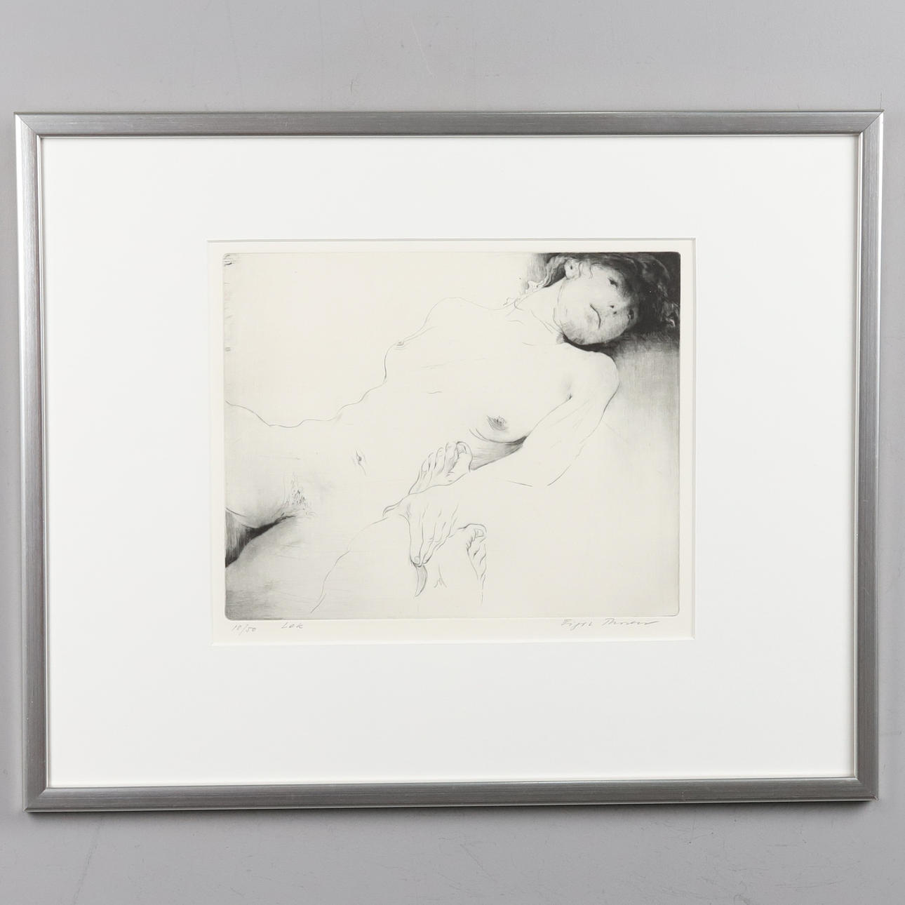 EIGIL THORELL. LITOGRAFI "Lek", 18/50.