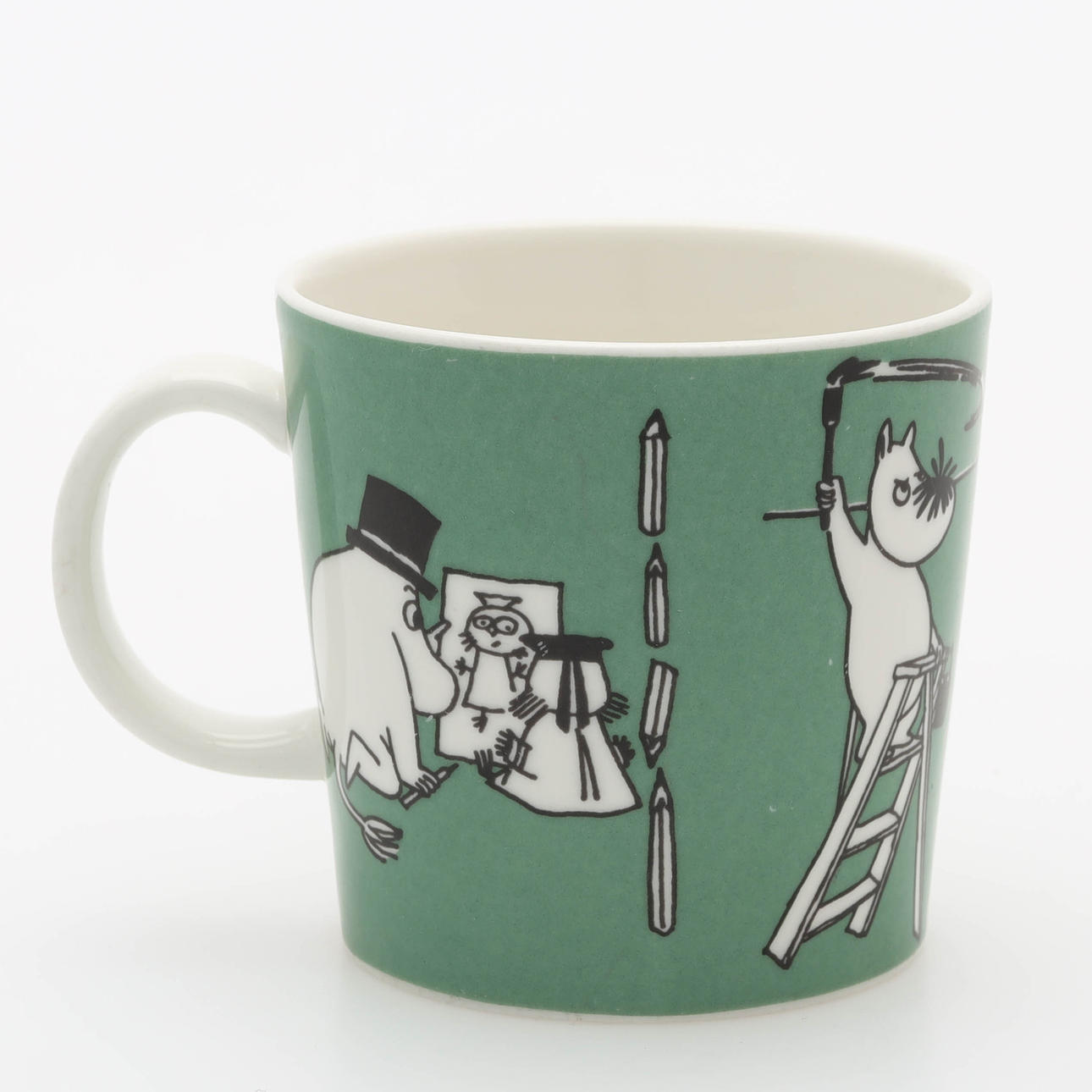 MUMINMUGG, porslin, "Ritning", Arabia, 1996.