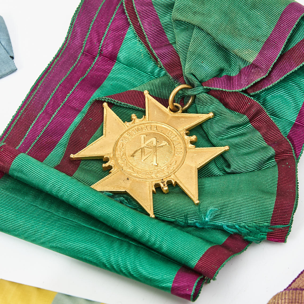 ORDERS, RIBBONS, COMMEMORATIVE MEDALS, among others the Order of ...