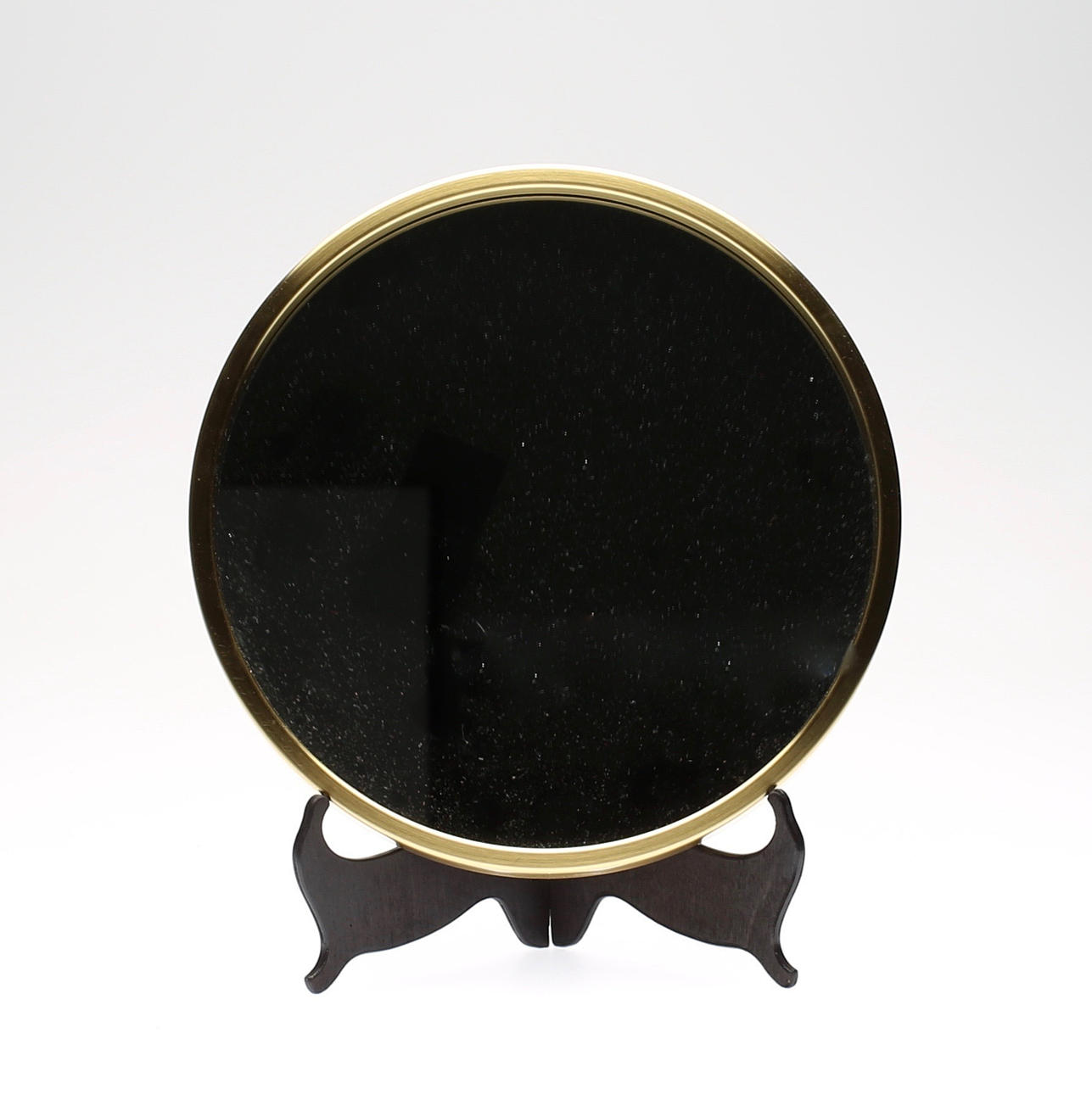 SPEGEL, mässing, "Nr 131", Glas Mäster, Markaryd.