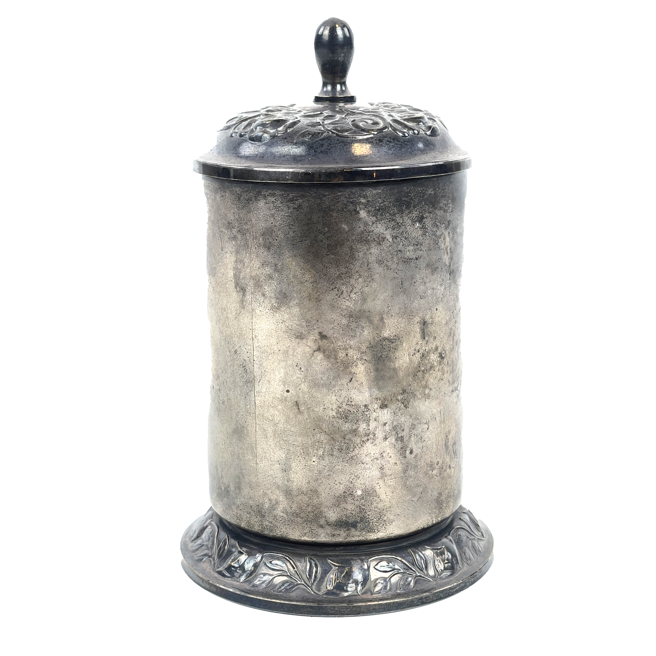 CIGARETTSTÄLL. Nysilver, 1900-talets mitt.