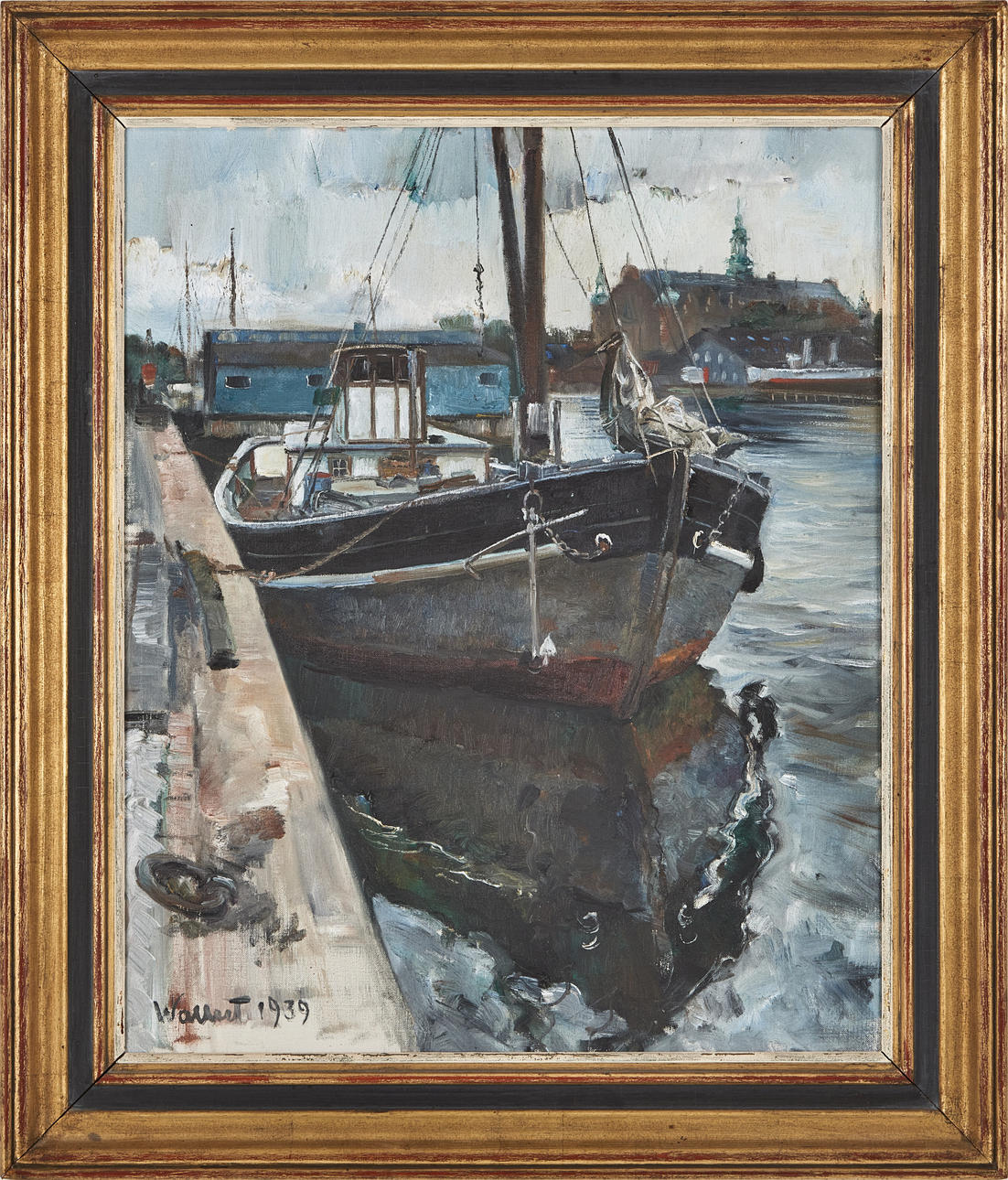 AXEL  WALLERT. Längs Strandvägen.