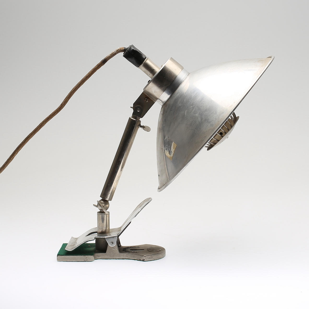 VÄRMELAMPA, vitmetall, Glory, 1900-tal.