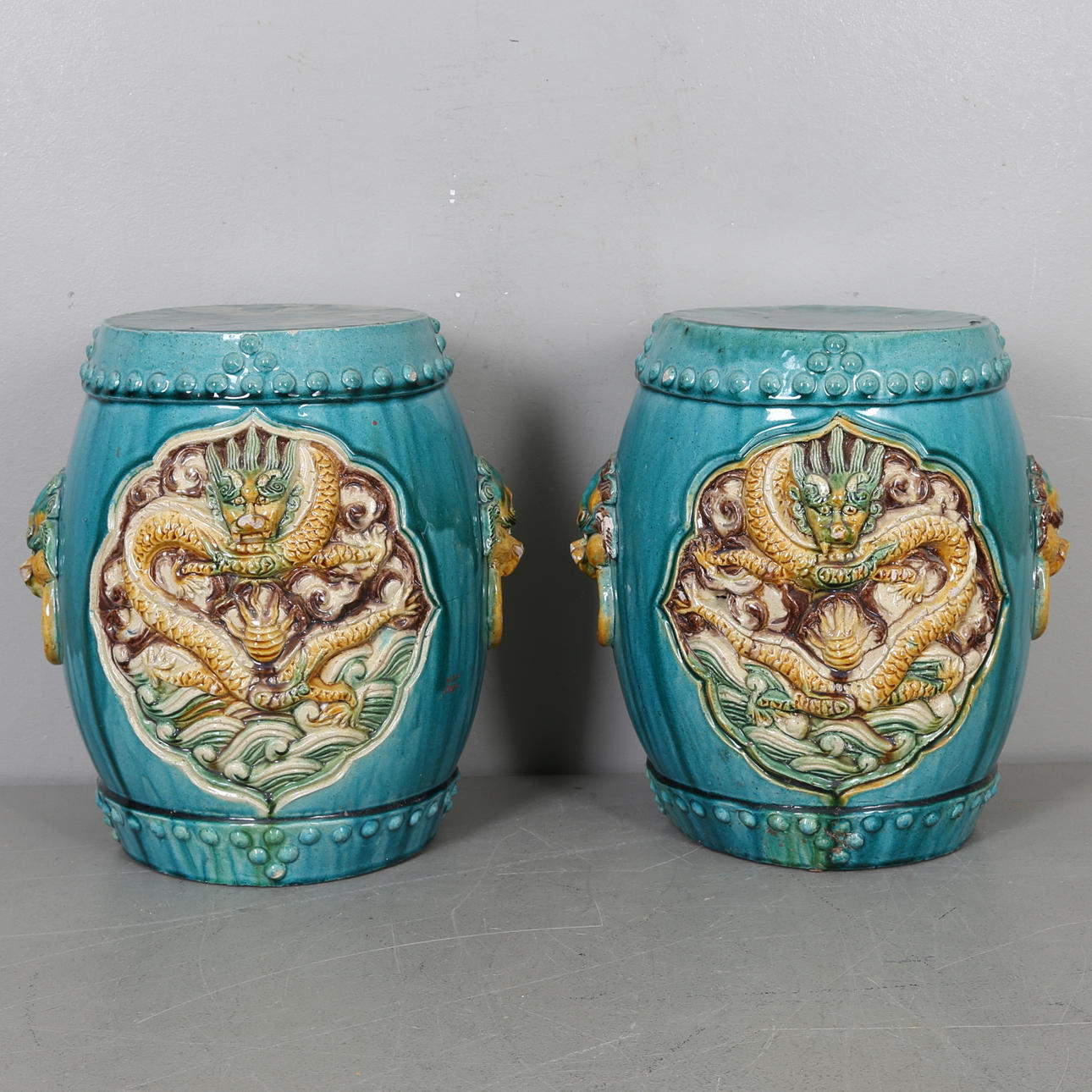 TRÄDGÅRDSPALLAR, ett par, Kina, 1900-tal.