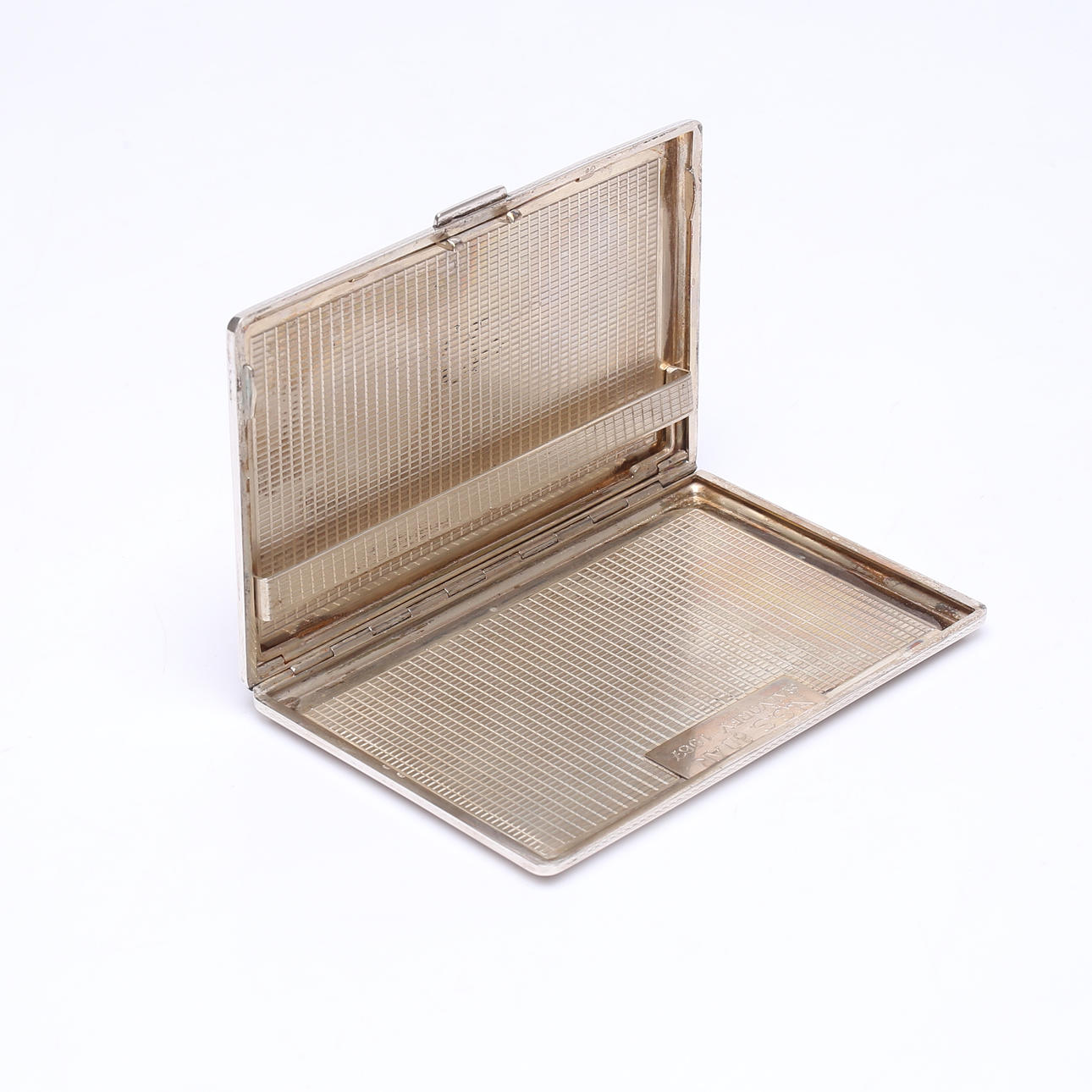 A silver case, weight approx. 180 grams, 1960's.