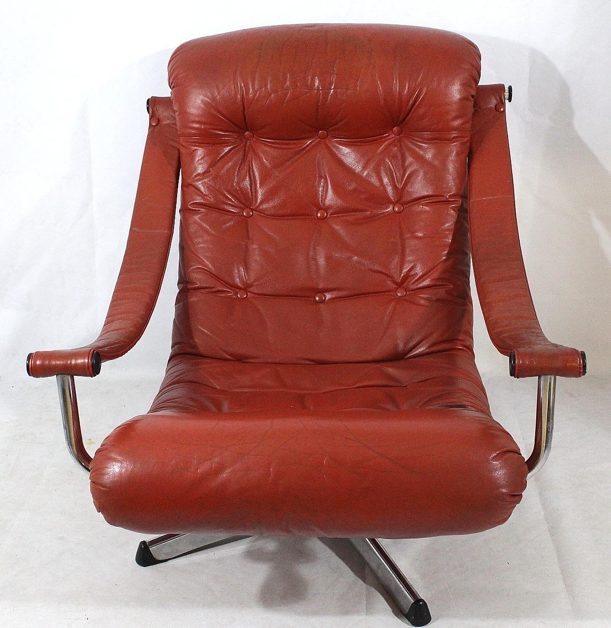 SNURRFÅTÖLJ, Göte Möbler Nässjö, 1960/70-tal.