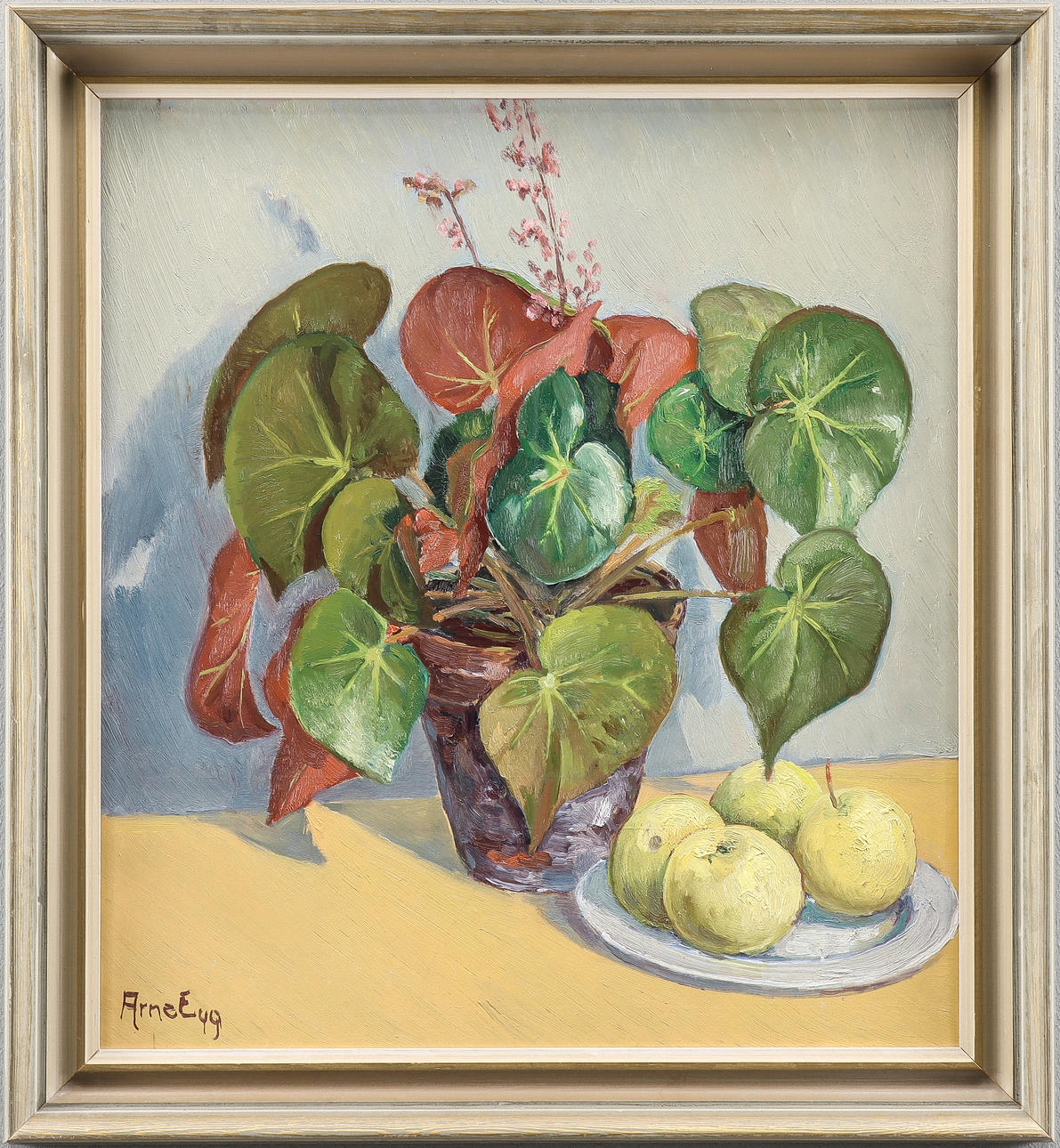 ARNE ERIKSSON. Oil on panel, signed 49.