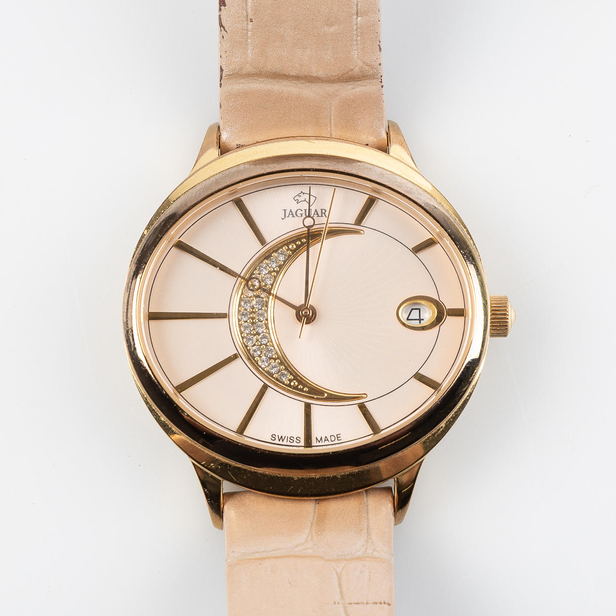 A “Clair De Lune” Jaguar wristwatch.