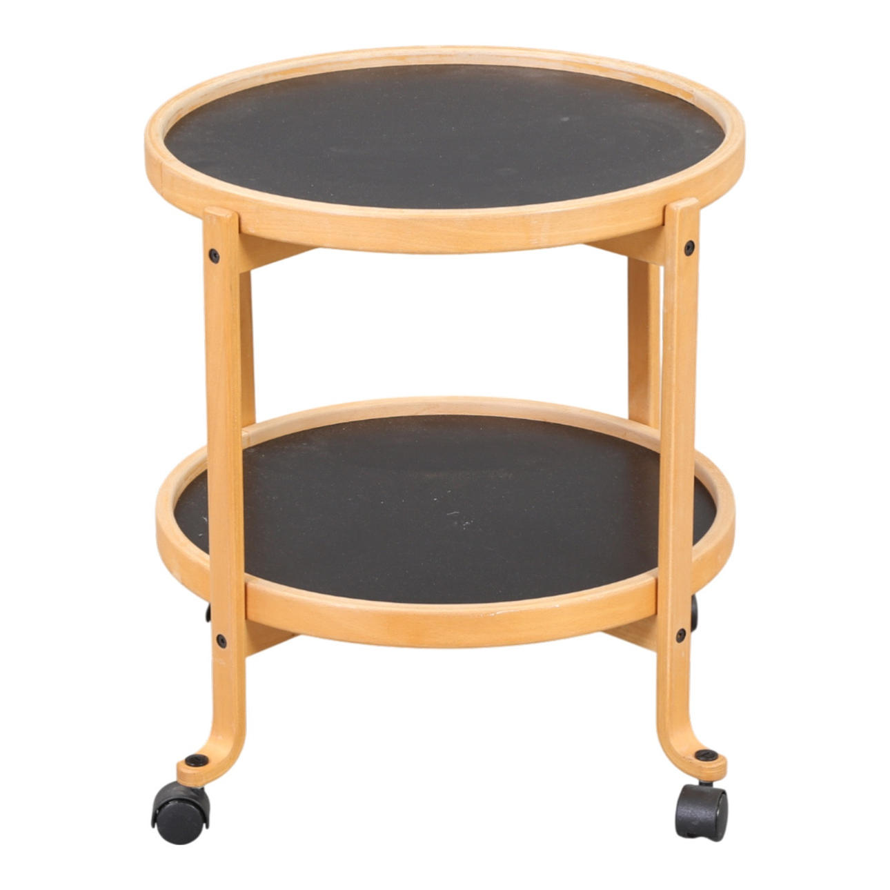 Beech wood tray table, late 20th century.