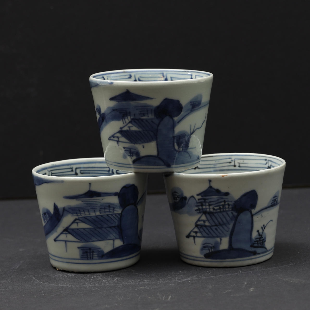 3PCS CHINA COPPER, Probably 1800/20th century.