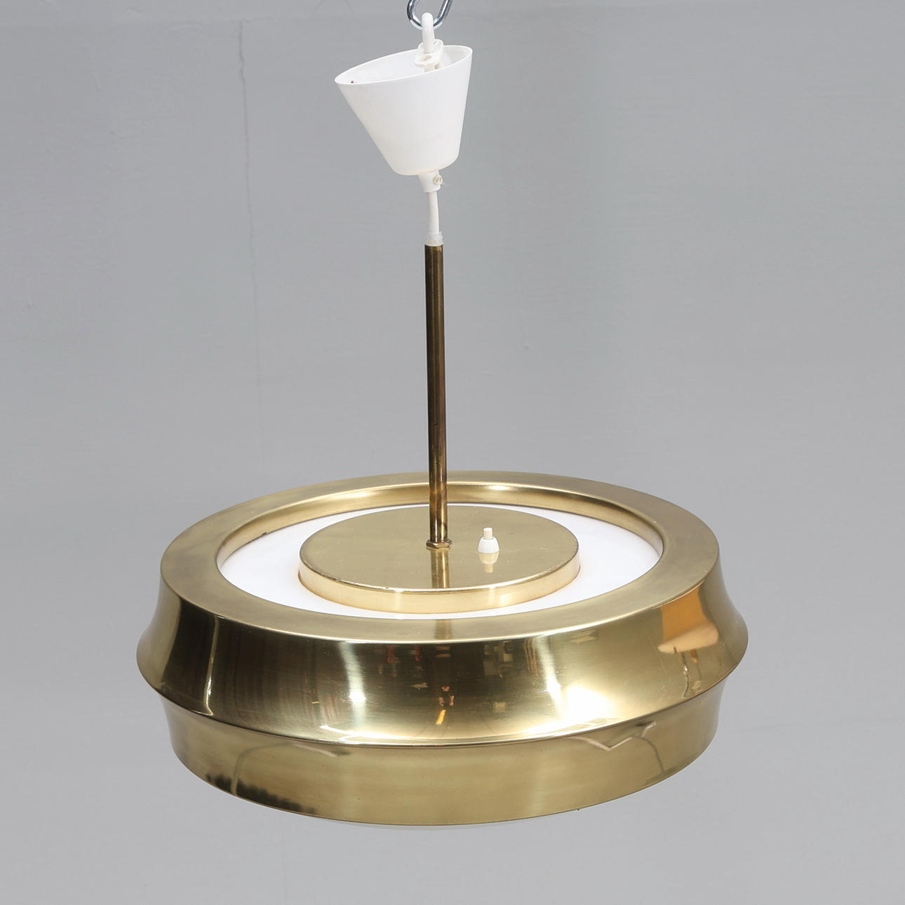 BÖRJE CLAES. A brass ceiling lamp, 20th century.