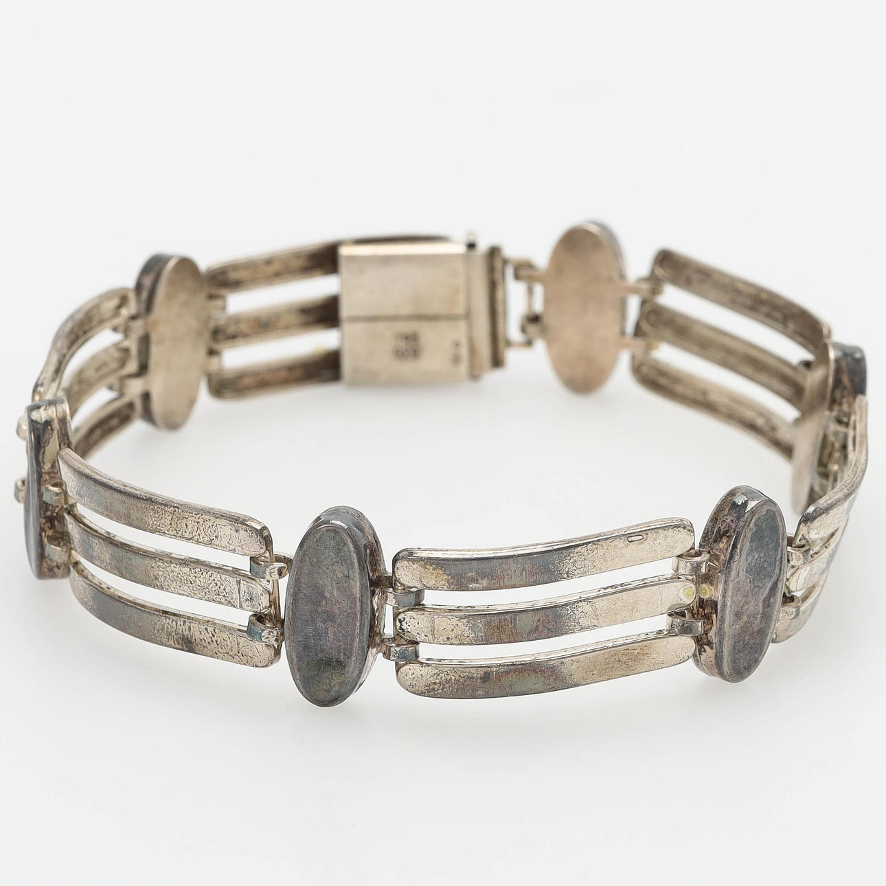 ARMBAND, silver, märkt K&L.