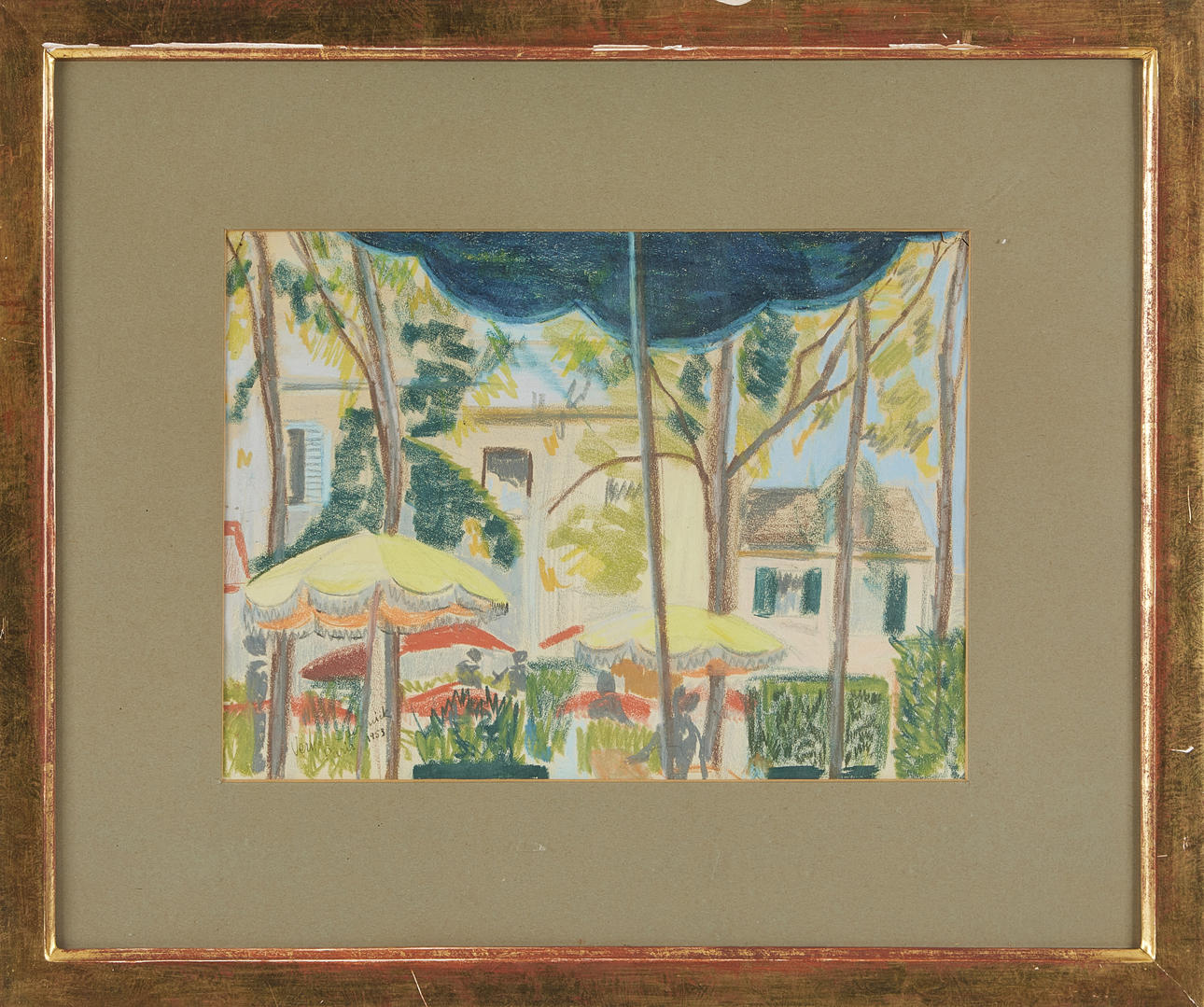 VERNER SAVOSNICK (1917-1972). motiv från Paris, 2 st., akvarell ...