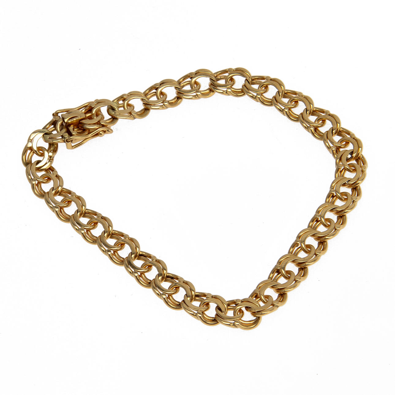 ARMLÄNKAR, 2 st, 18k guld. Vikt 25,5 gram.