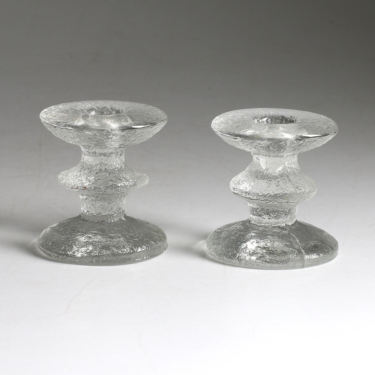 LJUSSTAKAR, ett par, "Festivo", Timo Sarpaneva, Iittala, Finland.