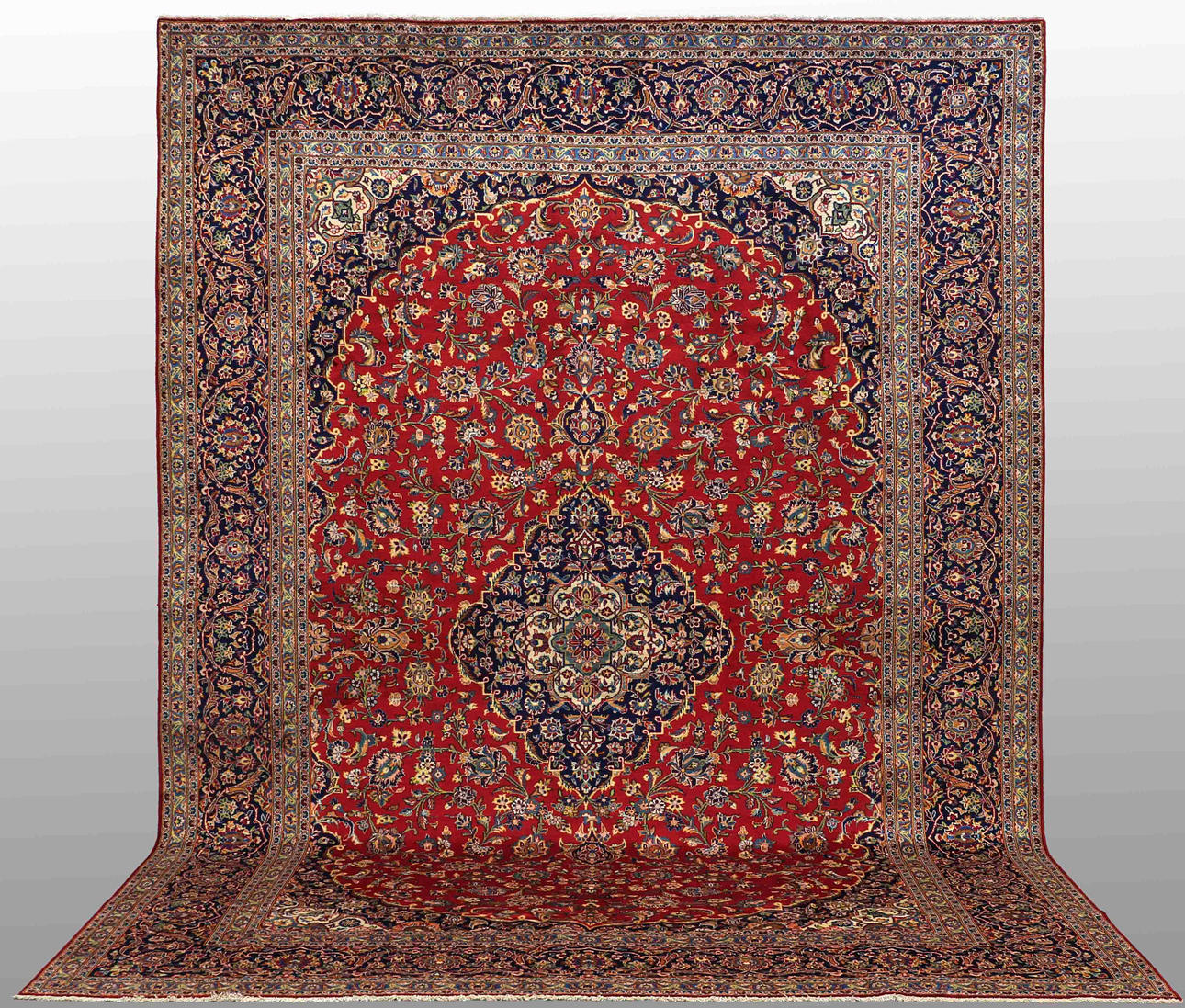 ORIENT CARPET. Keshan, 426 x 301 cm.