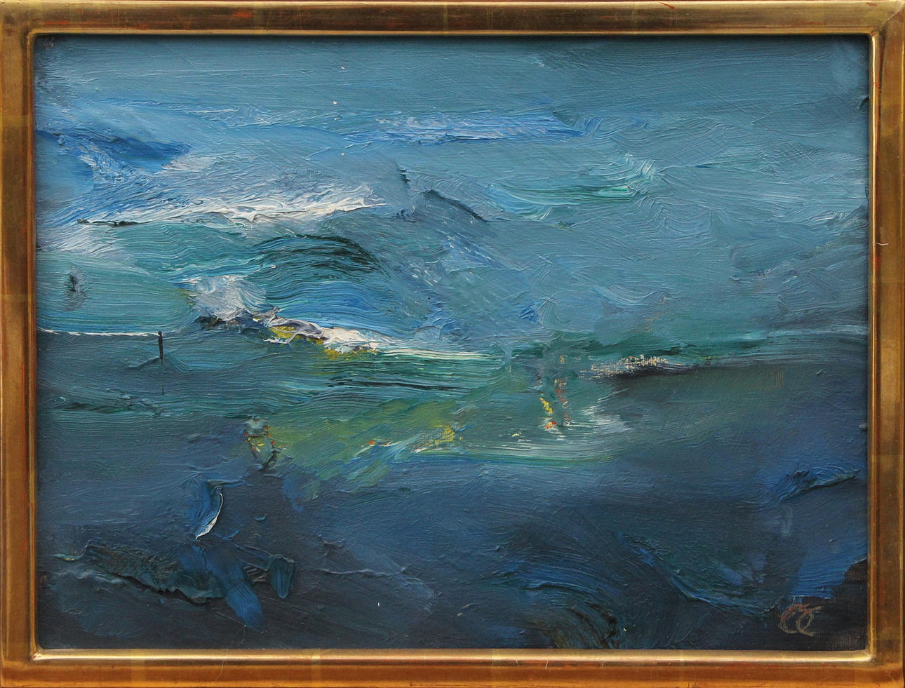 OIDENTIFIERAD KONSTNÄR. OIL, on canvas, signed.