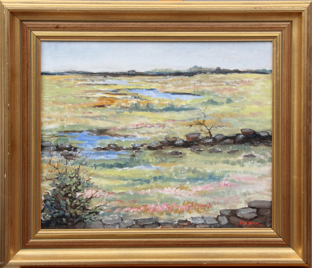 NILS CEMENZ. OIL, on canvas, signed.