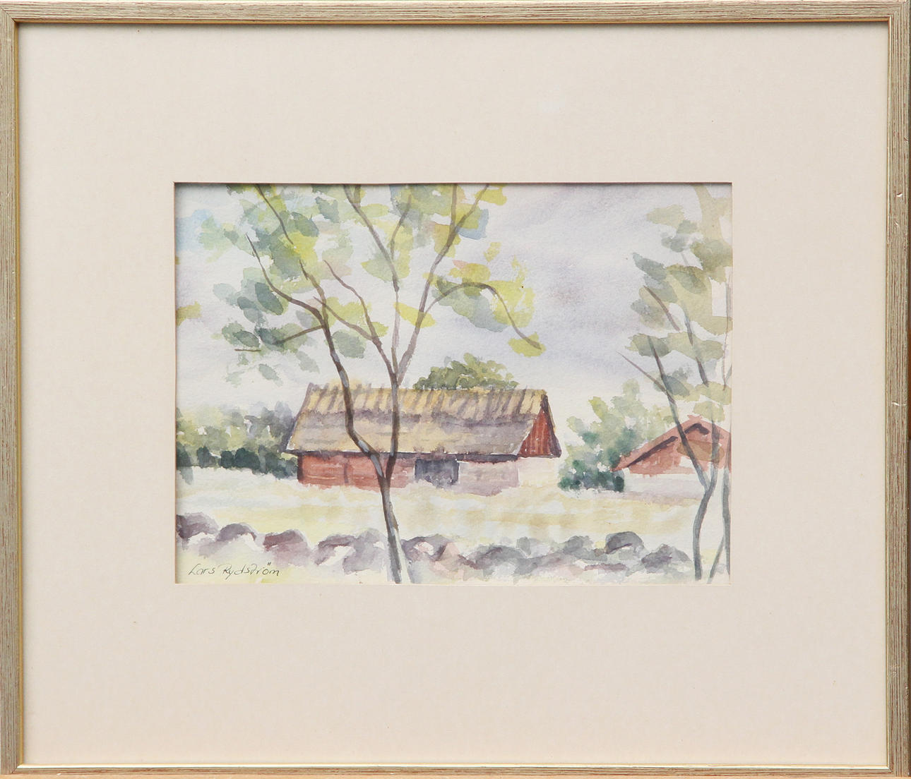 LARS RYDSTRÖM. WATERCOLOUR, on paper, signed.