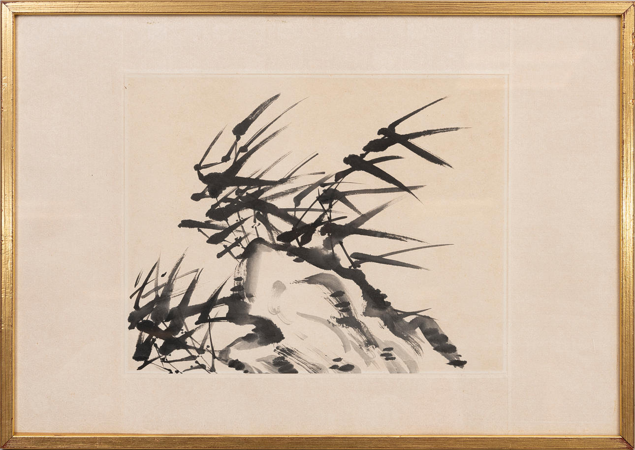 OKÄND KONSTNÄR. Composition, watercolour on paper, China, unsigned.