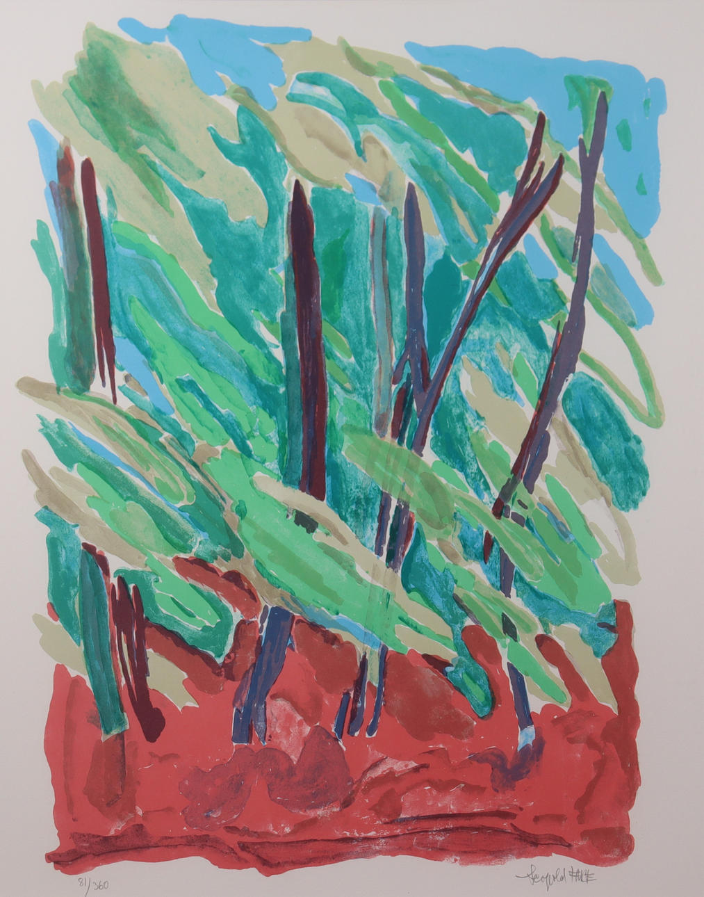 LEOPOLD FARE. lithography, composition.