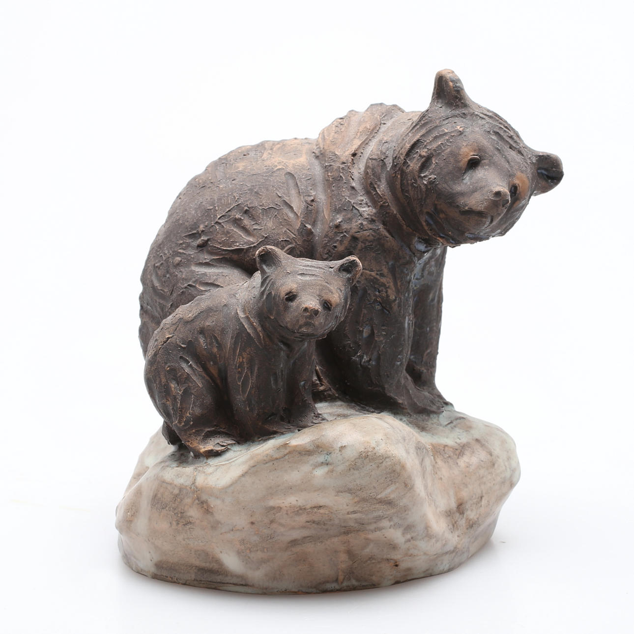 FIGURIN, lergods, Björnar, Tilgmans, 1900-tal.