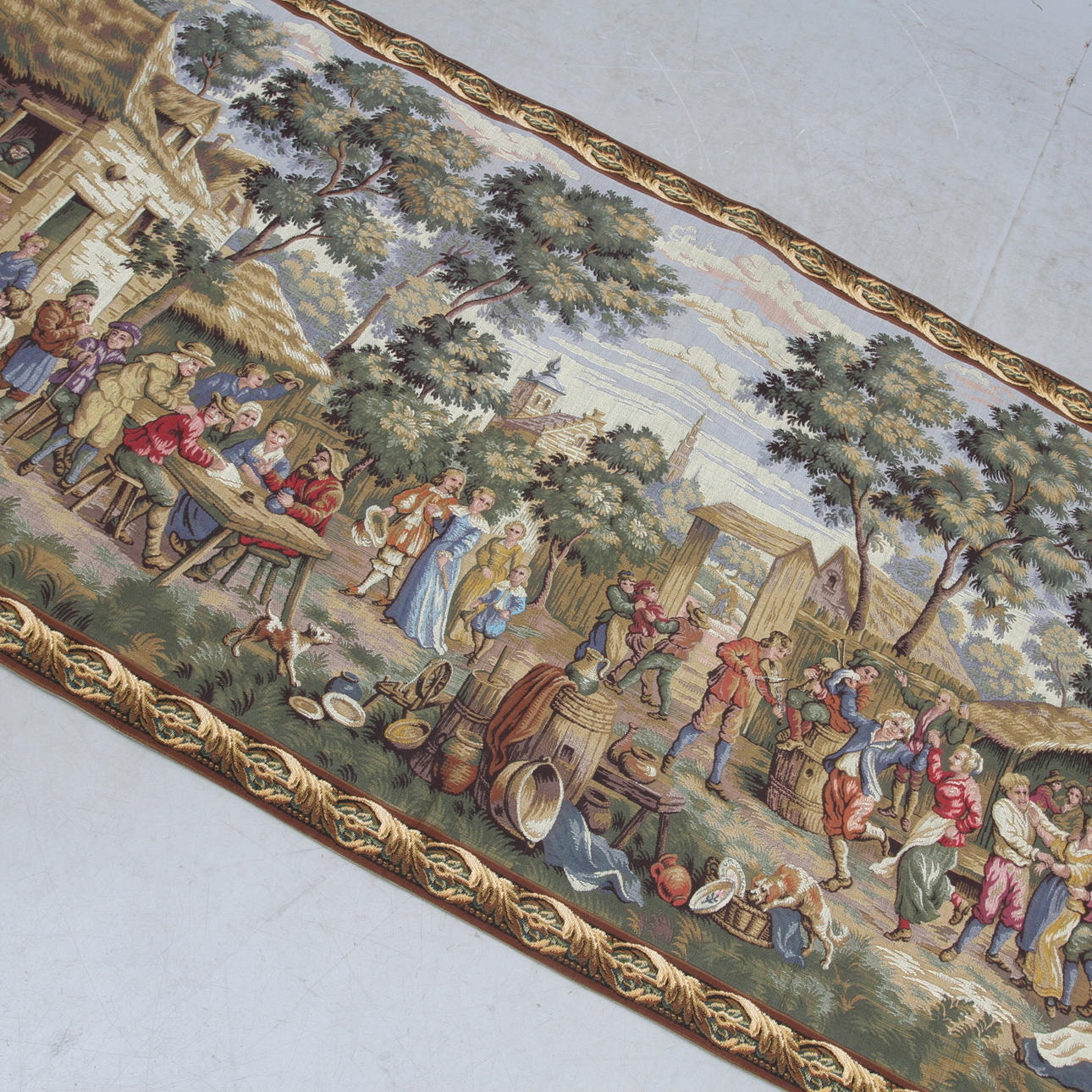 VÄGGTEXTIL, maskintillverkad, JP Paris, 1900-talets andra hälft.