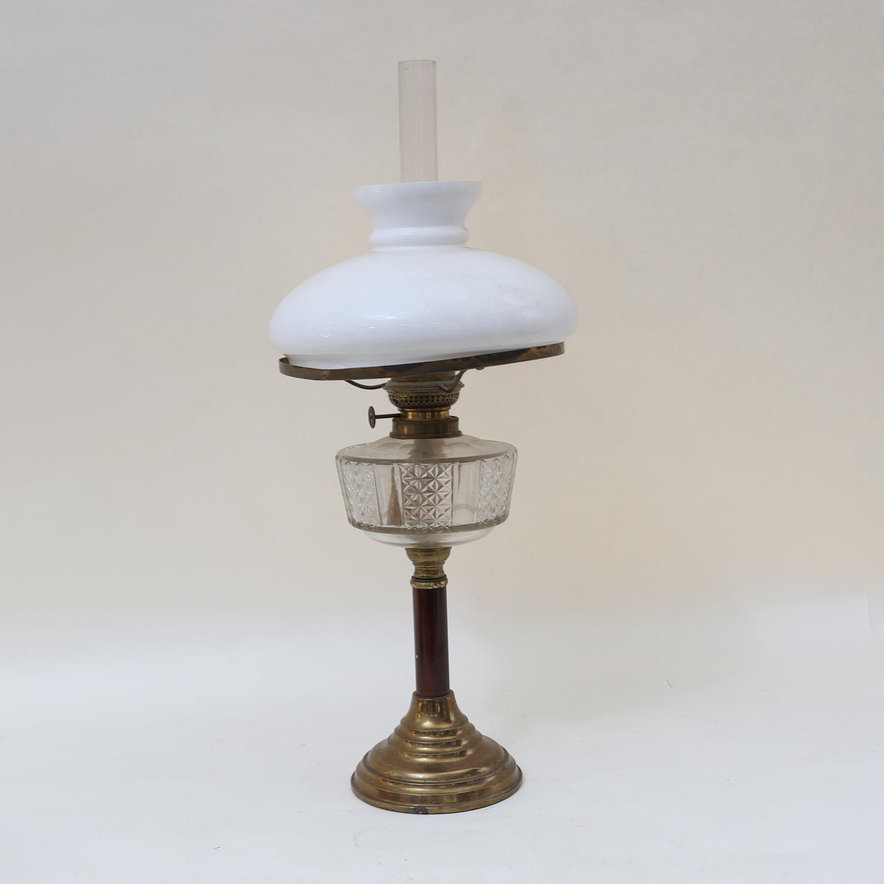 A COFFEE TABLE LAMP, circa 1900.