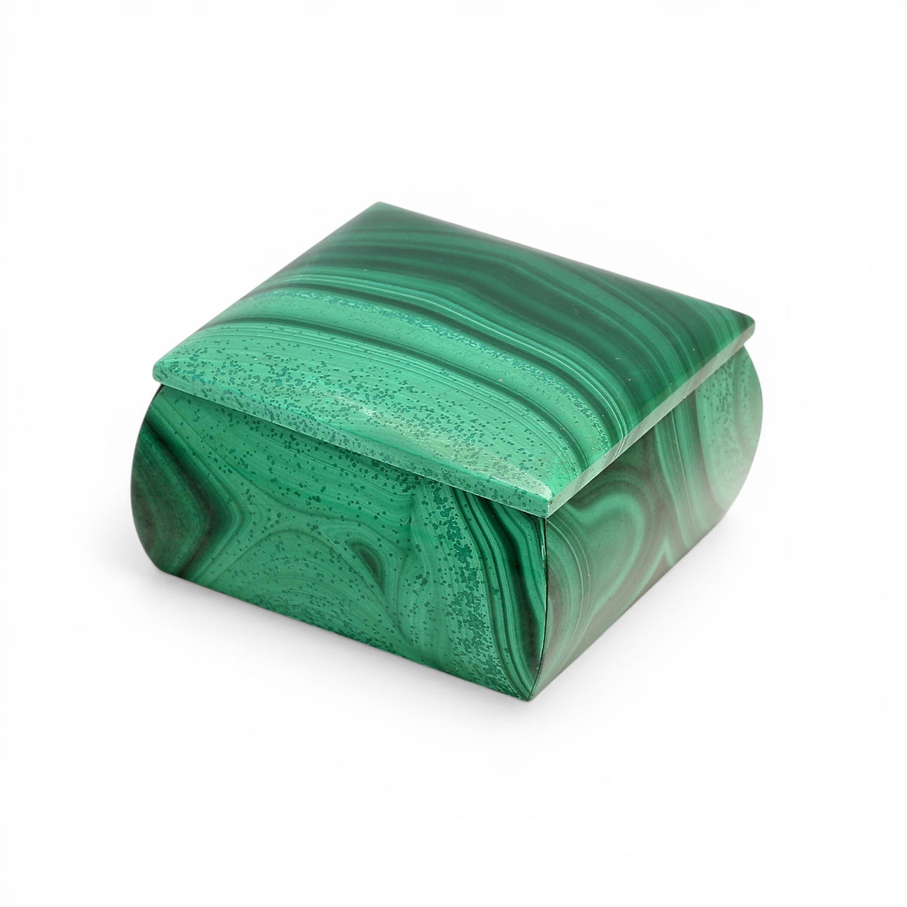 Malachite box.