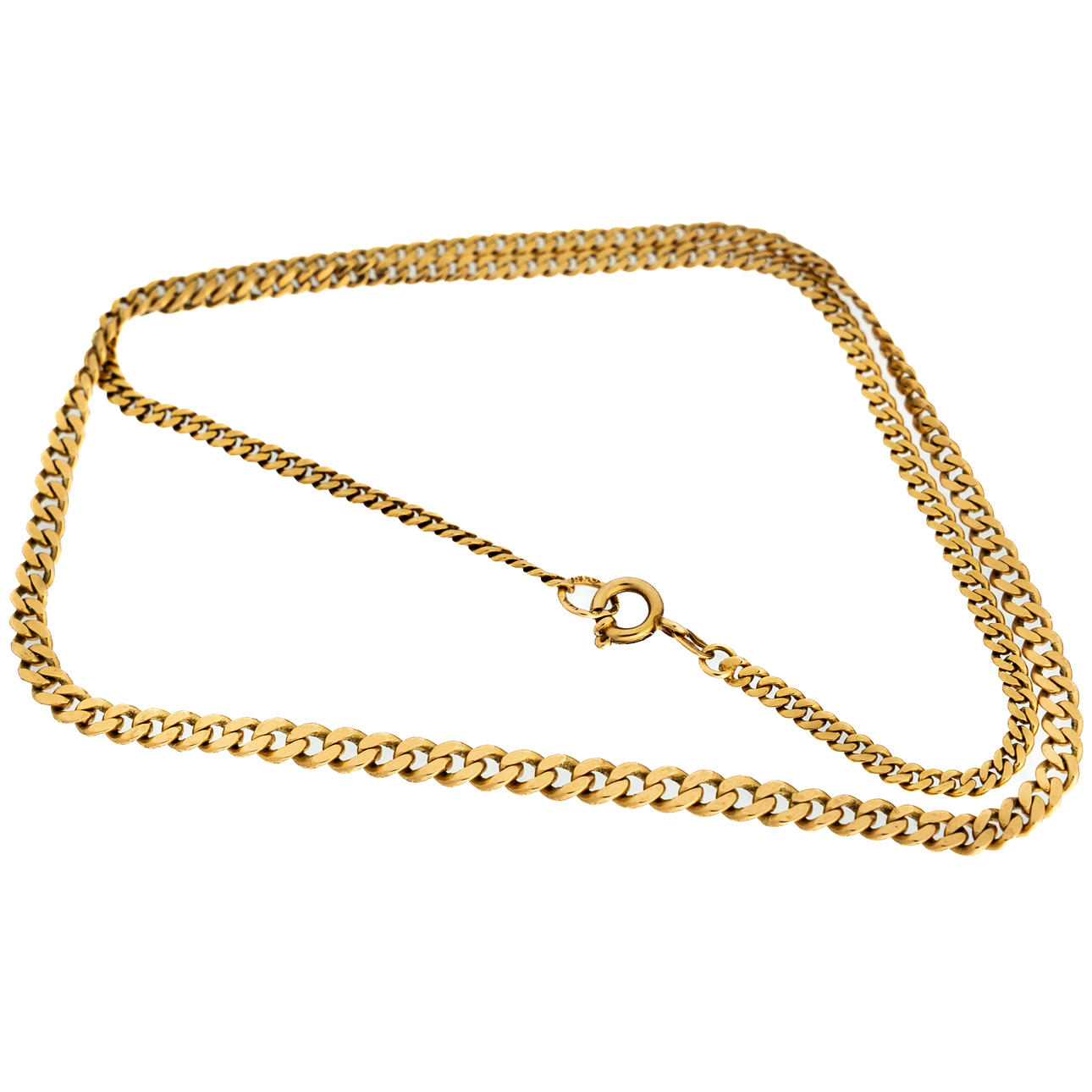 HALSLÄNK, Doserad pansarlänk, 18K Guld.