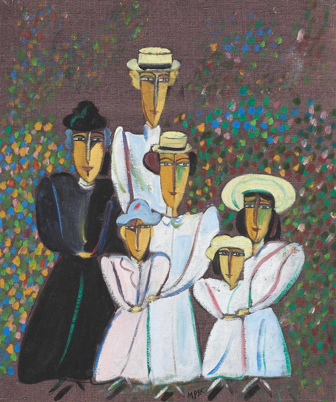 MADELEINE PYK. Figure composition.