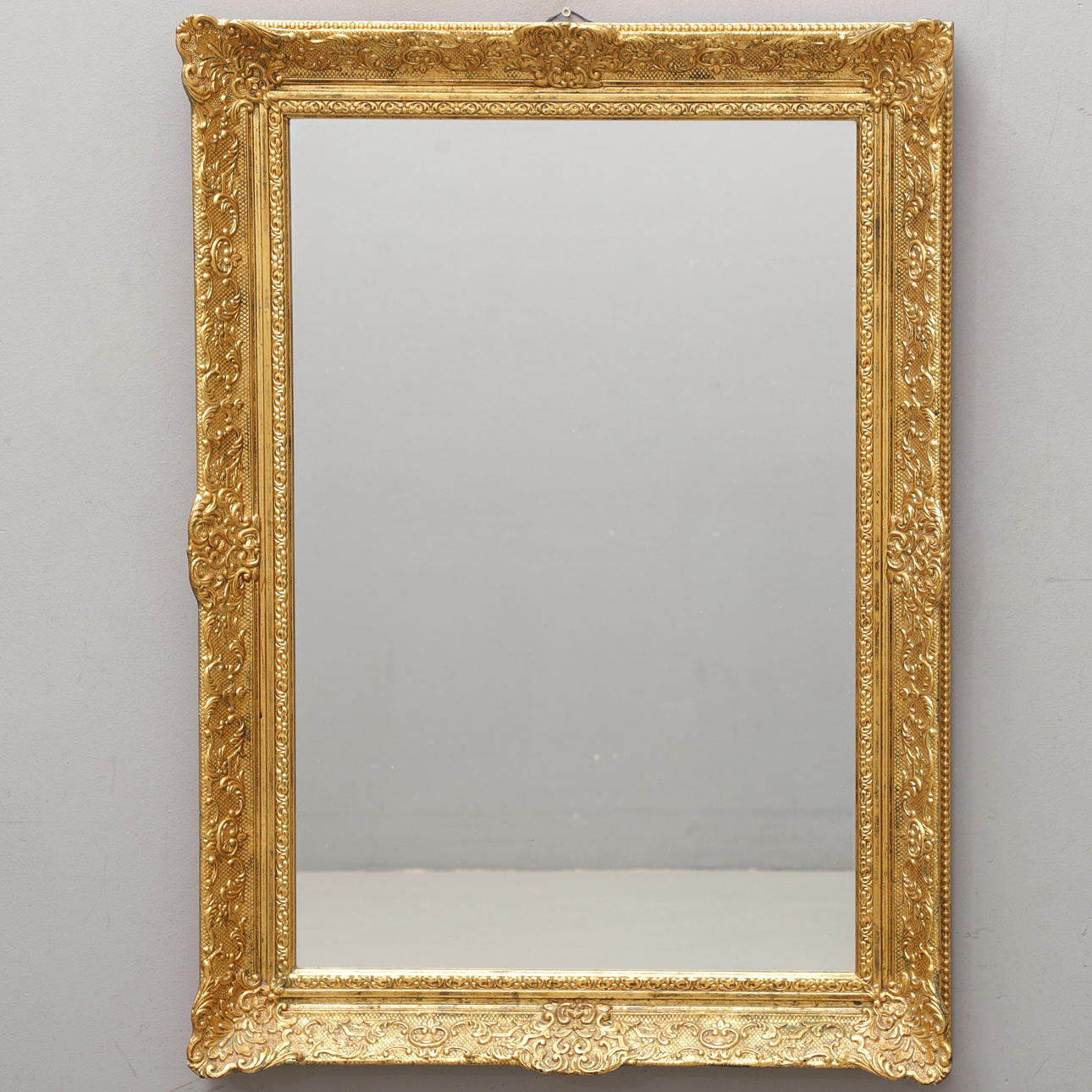 SPEGEL, förgylld, 1800-tal.