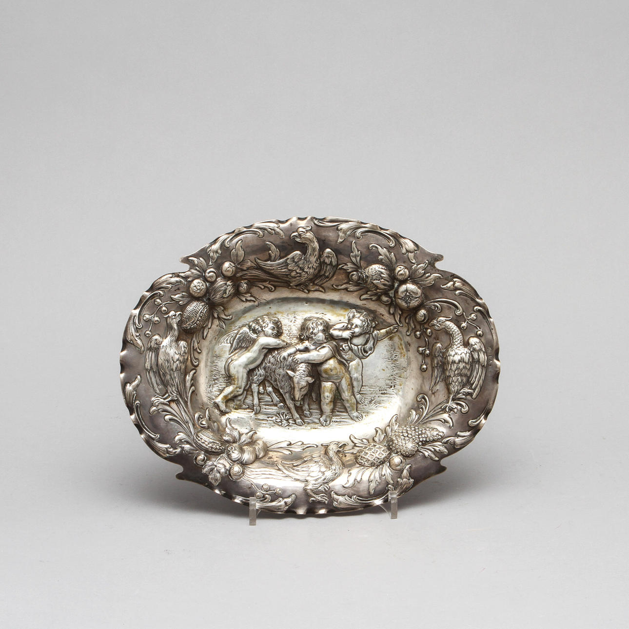 SKÅLFAT, silver, barockstil. Vikt ca 290 gram.