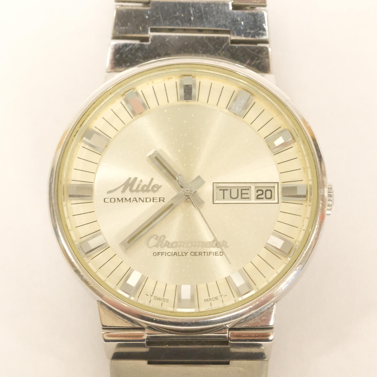 WRISTWATCH, MIDO, AUTOMATIC, COMMANDER, 8679, CHRONOMETER, 37MM.