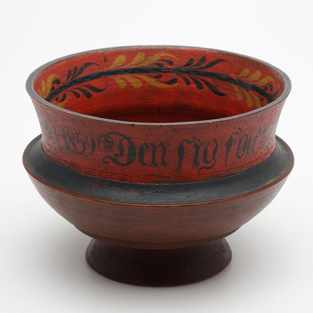 BOLLE, allmoge, Norge orginalmålad år 1859.