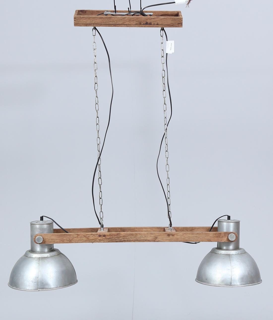 TAKLAMPA, metall och trä, samtida.