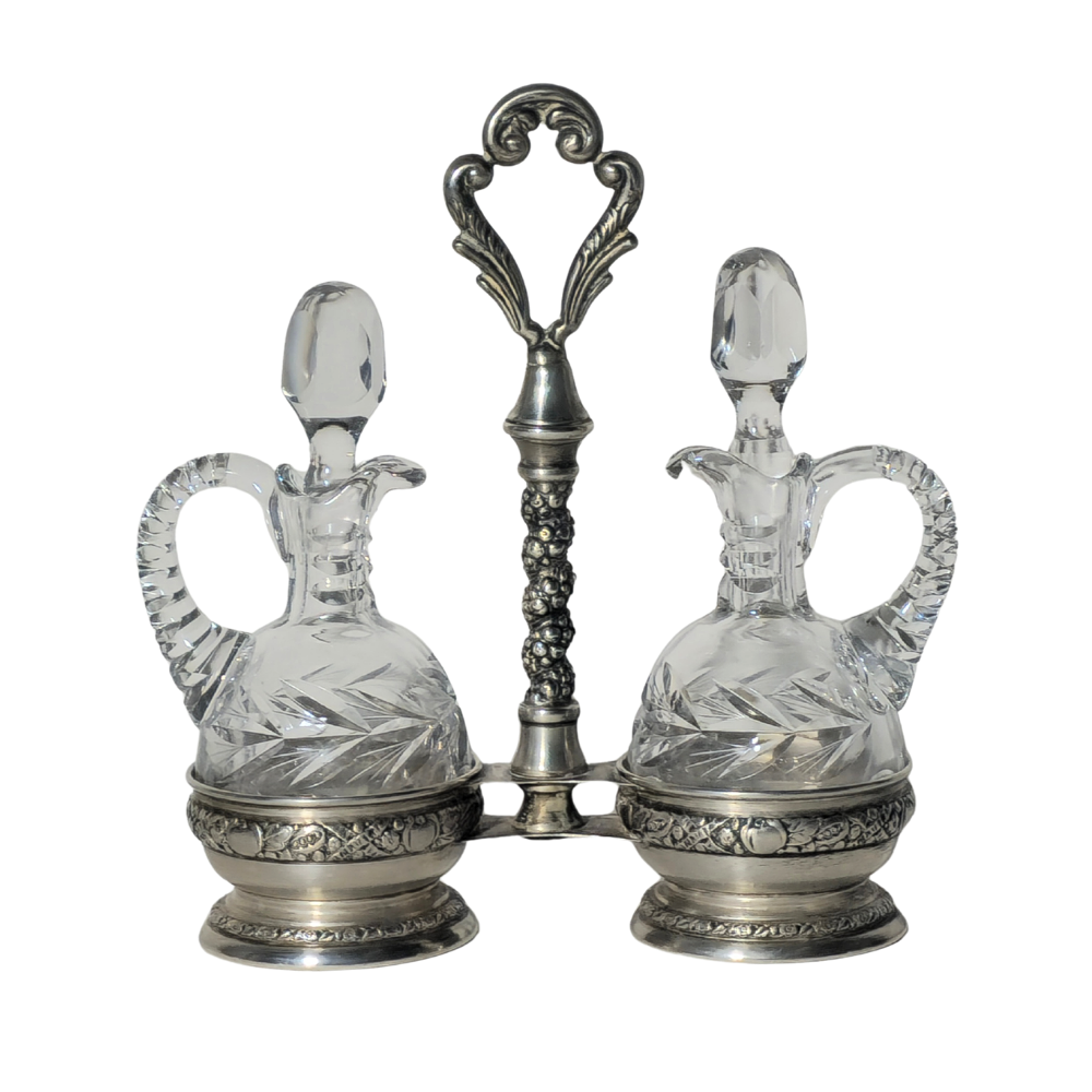 SILVER VINEGAR AND OIL POT CONVOY.