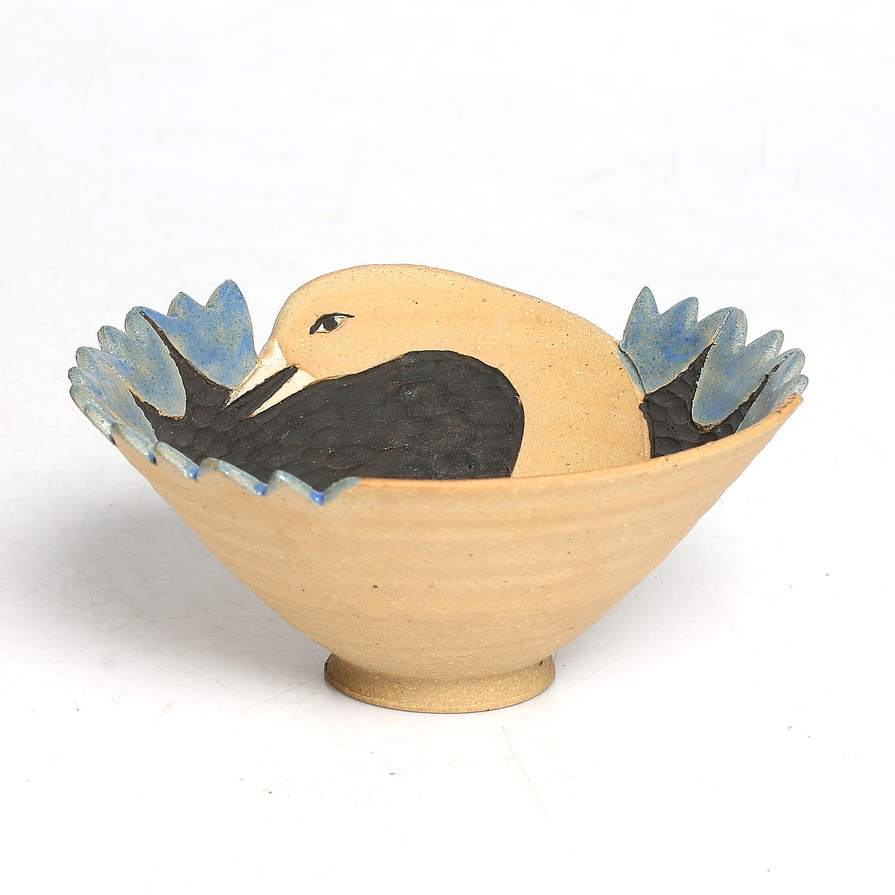 SKÅL, stengods, Maria Bengtsson, signerad, 1900-talets andra hälft.