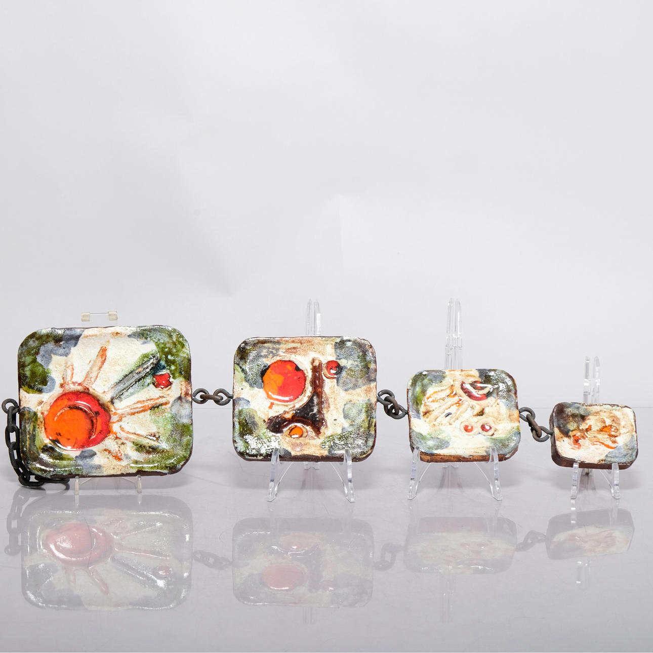 OKÄND KONSTNÄR. Wall relief, ceramic.