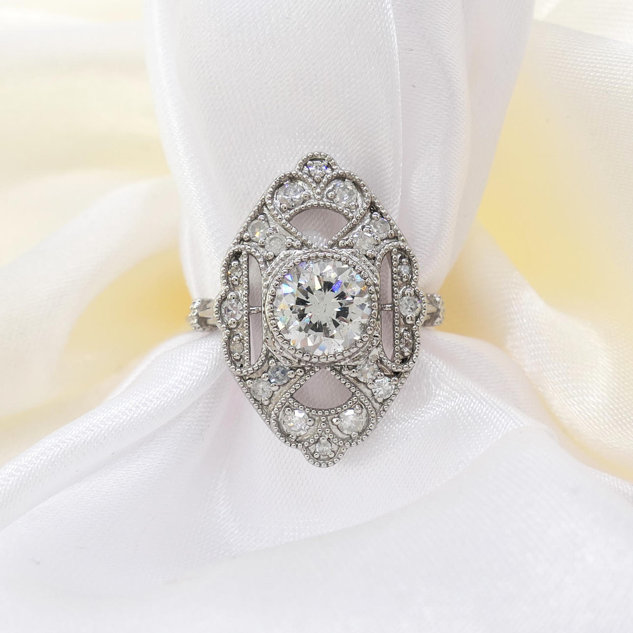 1.40 CT EDWARDIAN STYLE diamond ring.