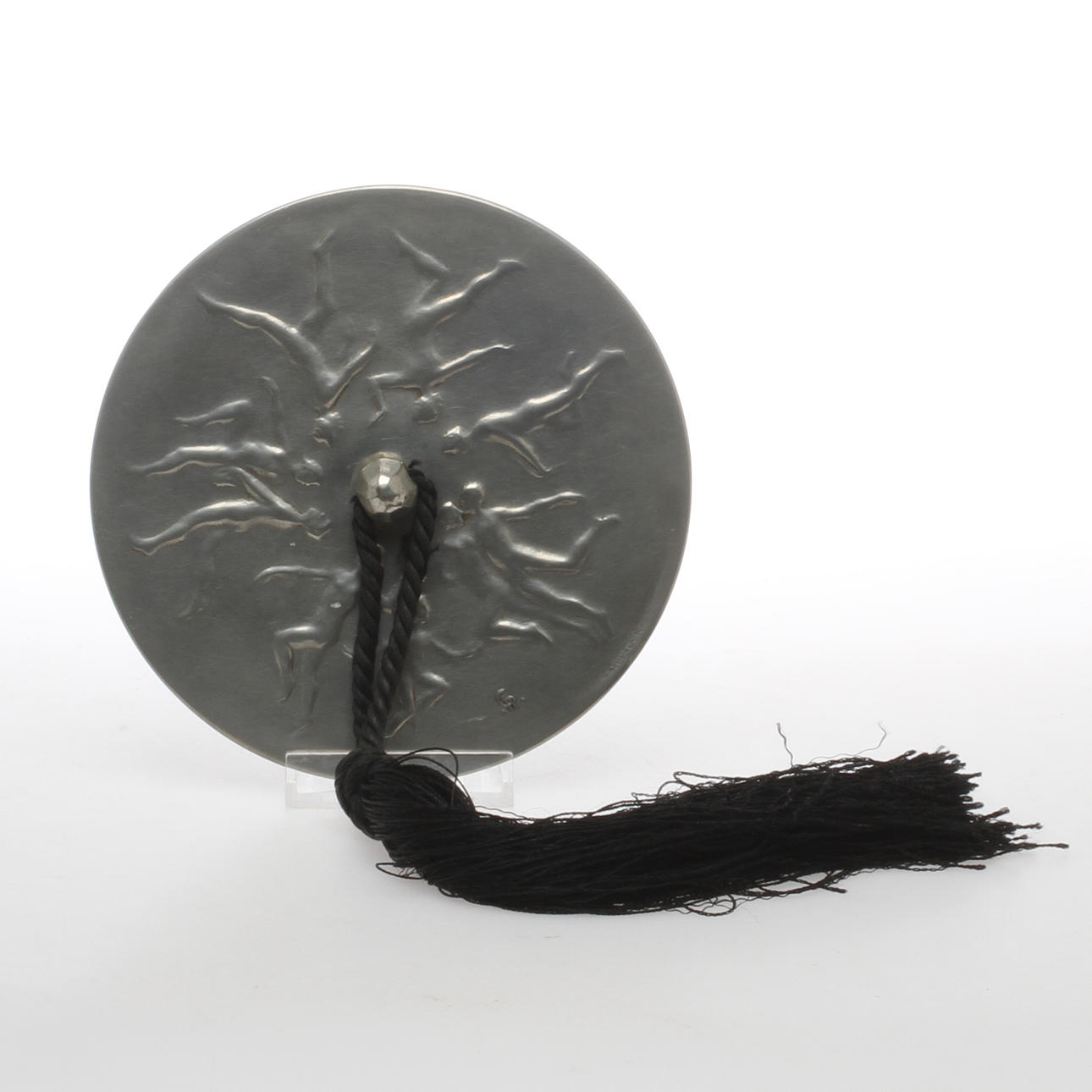 HANDSPEGEL, tenn, Herman Bergmans konstgjuteri, 1930-tal.