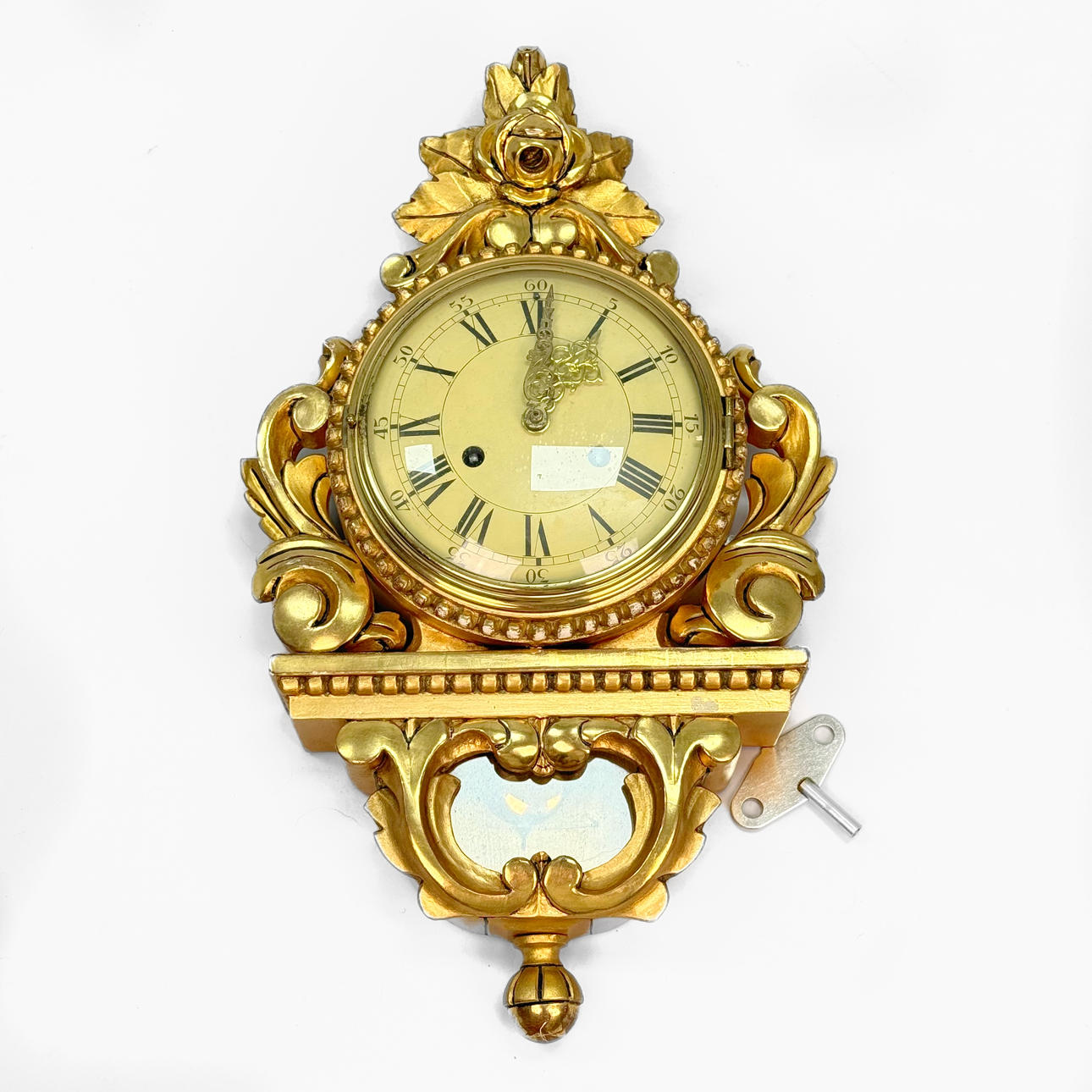 PENDYL - Förgylld. 1900-talets mitt.